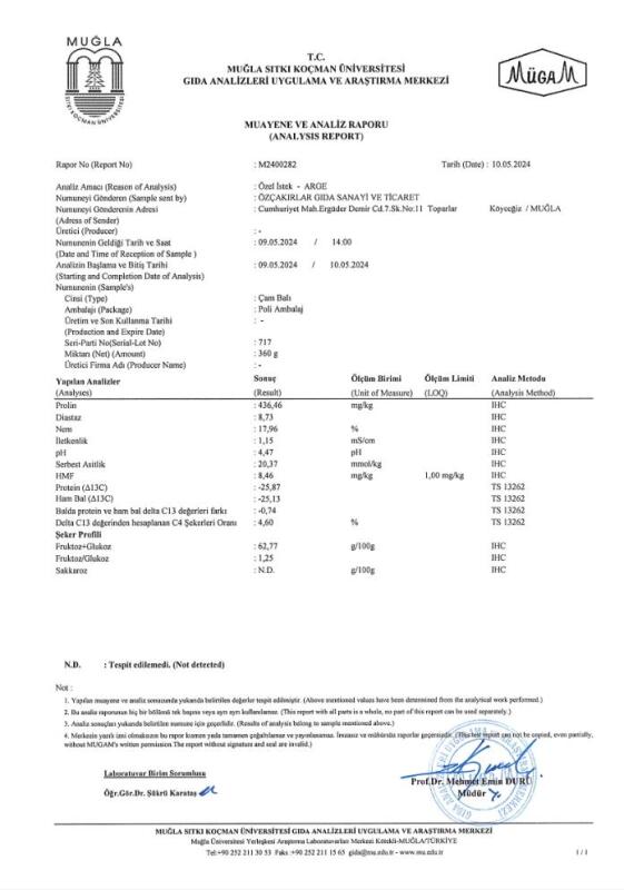 Kb Köyceğiz Balı Çam Balı 45 G Cam Kavanoz - 5