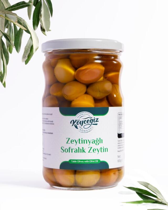 Kb Köyceğiz Yöresel Ekincik Sofralık Zeytin 600 G - Köyceğiz Yöresel