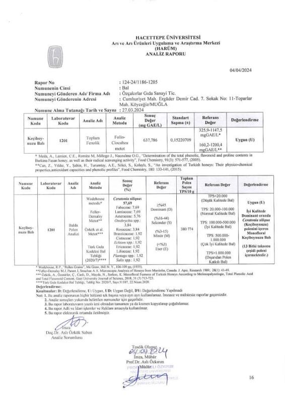 Kb Köyceğiz Balı Keçiboynuzu Balı 660 G Cam Kavanoz - 2