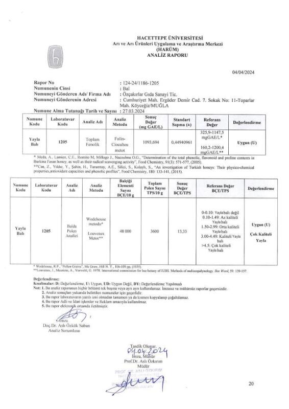 Kb Köyceğiz Balı Yayla Balı 450 G Cam Kavanoz - 2