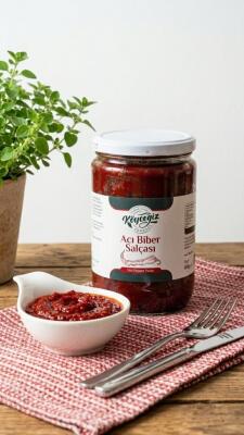 Kb KÖYCEĞİZ YÖRESEL ACI BİBER SALÇASI 600 G - 1