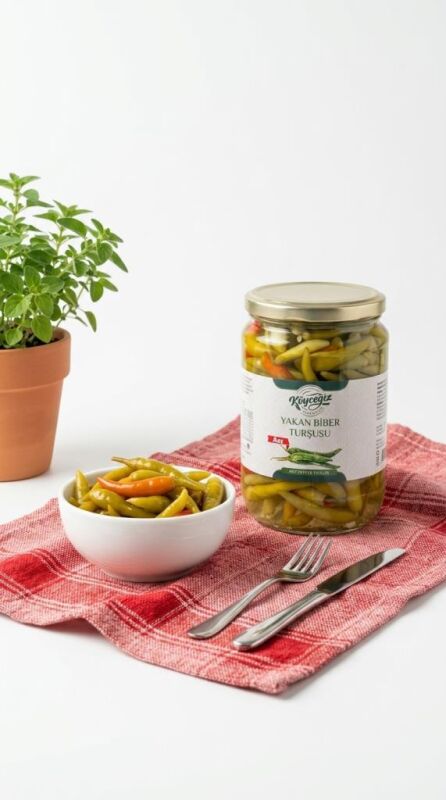 Kb Köyceğiz Yöresel Acı Biber Turşusu 680 Gr - Köyceğiz Yöresel
