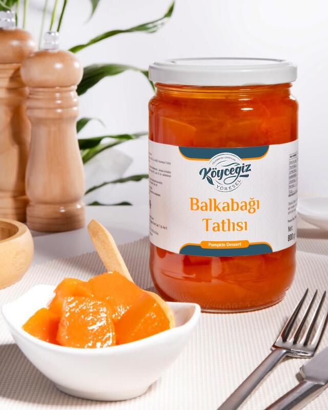 Kb Köyceğiz Yöresel Bal Kabağı Reçeli 800 G Cam Kavanoz - Köyceğiz Yöresel