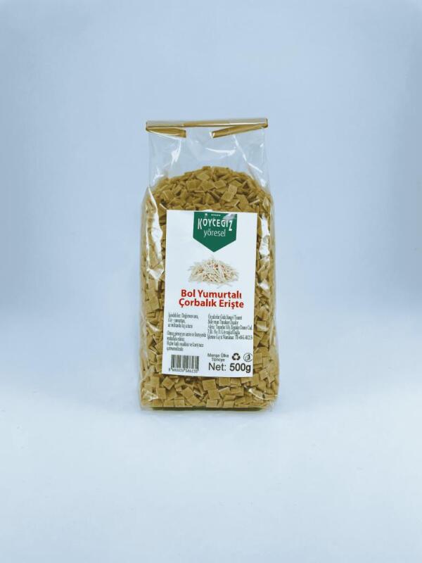 Kb Köyceğiz Yöresel Bol Yumurtalı Çorbalık Erişte 500 G - Köyceğiz Yöresel