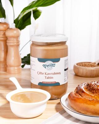Kb Köyceğiz Yöresel Çifte Kavrulmuş Tahin 600 G Cam Kavanoz - 1