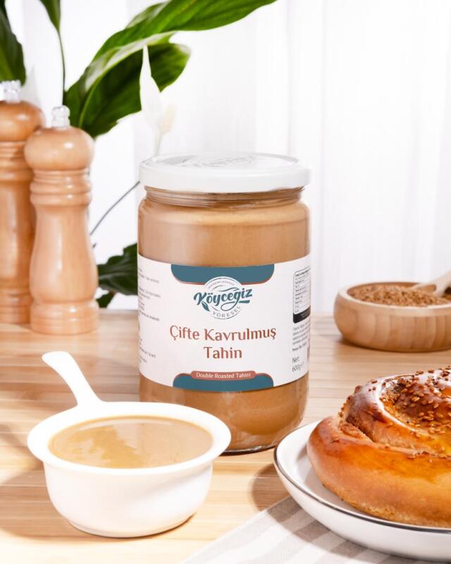 Kb Köyceğiz Yöresel Çifte Kavrulmuş Tahin 600 G Cam Kavanoz - Köyceğiz Yöresel