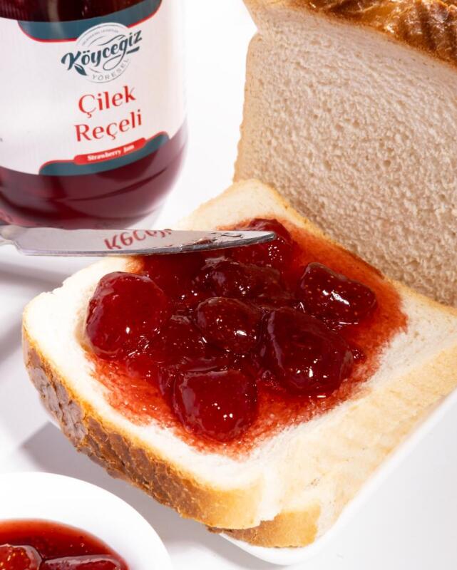 Kb Köyceğiz Yöresel Çilek Reçeli 800 G Cam Kavanoz - 4