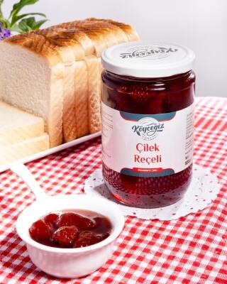 Kb Köyceğiz Yöresel Çilek Reçeli 800 G Cam Kavanoz - 5