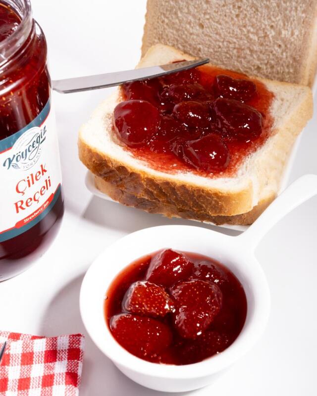 Kb Köyceğiz Yöresel Çilek Reçeli 800 G Cam Kavanoz - 6