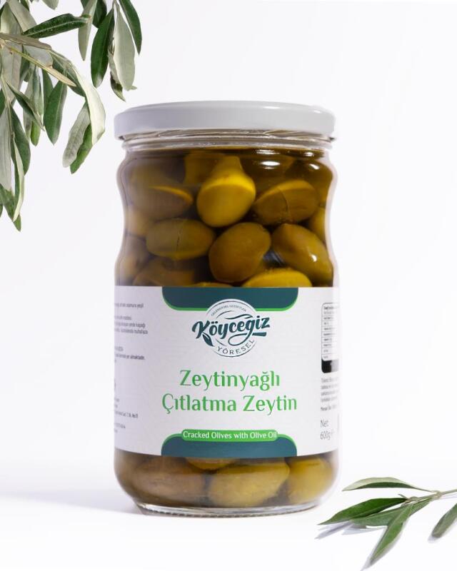 Kb Köyceğiz Yöresel Ekincik Çıtlatma Zeytin 600 G - Köyceğiz Yöresel