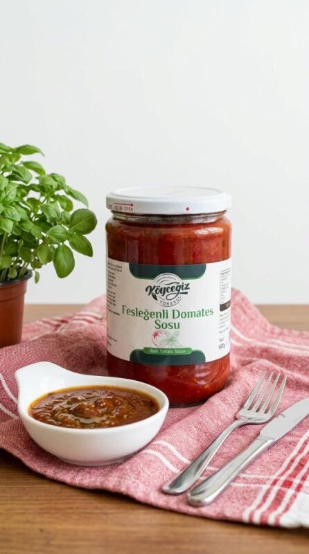 Kb Köyceğiz Yöresel Fesleğenli Domates Sosu 600 G - 2