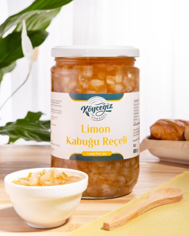 Kb Köyceğiz Yöresel Limon Kabuğu Reçeli 800 G Cam Kavanoz - Kb Köyceğiz Yöresel