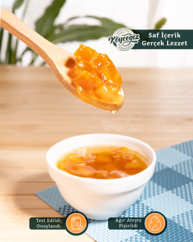 Kb Köyceğiz Yöresel Portakal Kabuğu Reçeli 800 G Cam Kavanoz - 2
