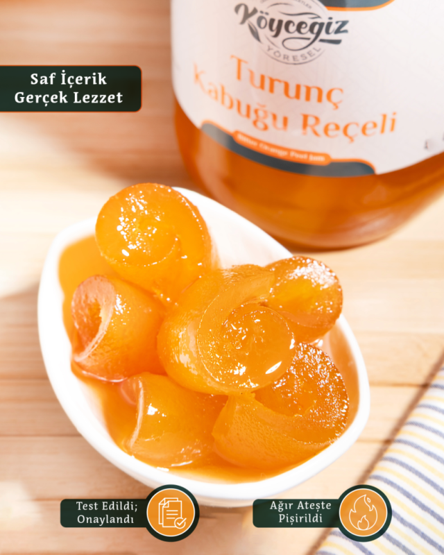 Kb Köyceğiz Yöresel Turunç Kabuğu Reçeli 800 G Cam Kavanoz - 2