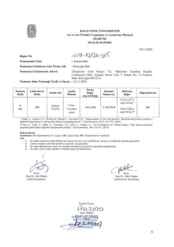 Kb Köyceğiz Balı Anason Balı 250 G Cam Kavanoz - 6