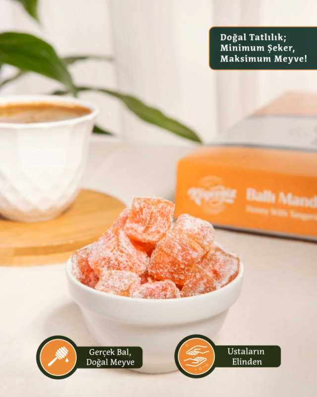 Kb Köyceğiz Yöresel Ballı Mandalinalı Lokum 500 G - 2