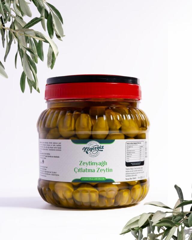 Kb Köyceğiz Yöresel Ekincik Çıtlatma Zeytin 1400 G - Köyceğiz Yöresel