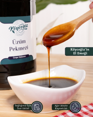 Kb Köyceğiz Yöresel Üzüm Pekmezi 800 G Cam Kavanoz - 2